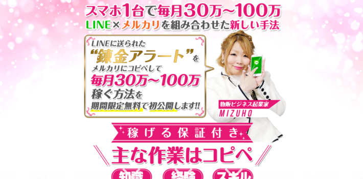 MIZUHO(みずほ)の錬金アラート