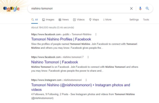 nishino tomonoriの検索結果１