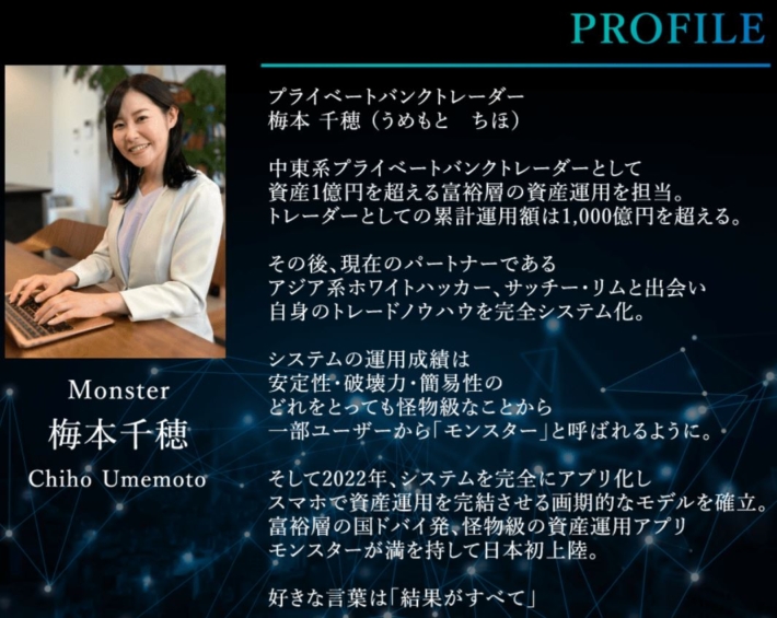 梅本千穂のプロフィール