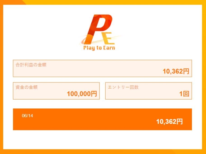 Play easy（プレイジー）アプリ＿取引画面
