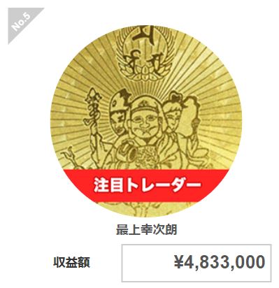 コミトレの注目トレーダー
