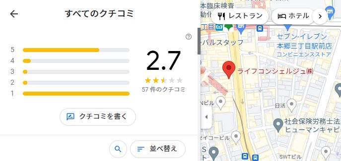 ライフコンシェルジュのレビュー