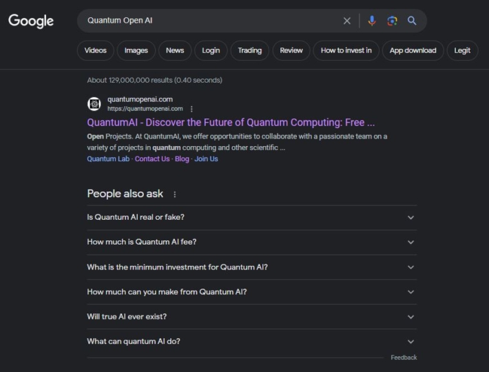 Quantum Open AIの検索結果