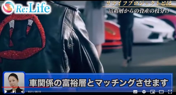 車関係の富裕層とマッチング