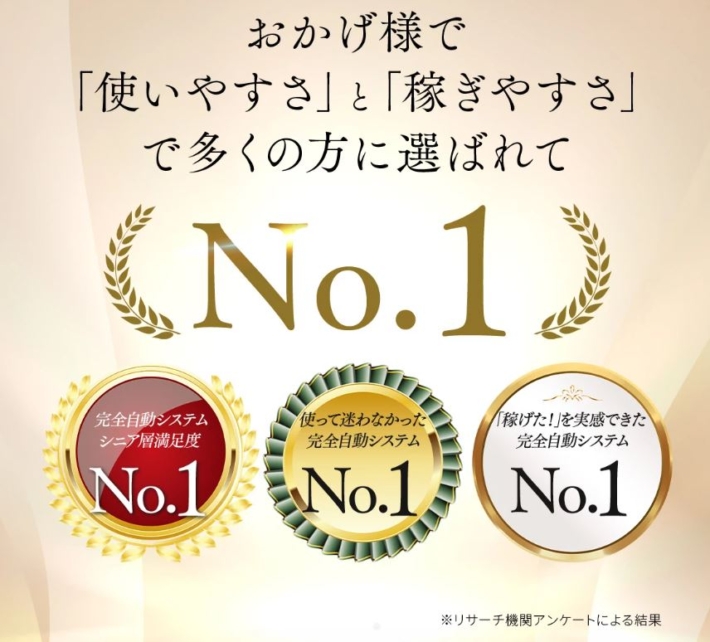 No1の実績