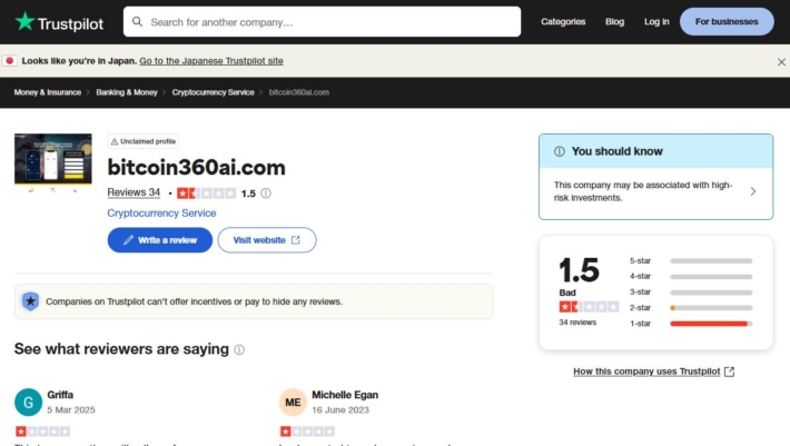 bitcoin360aiのレビュー